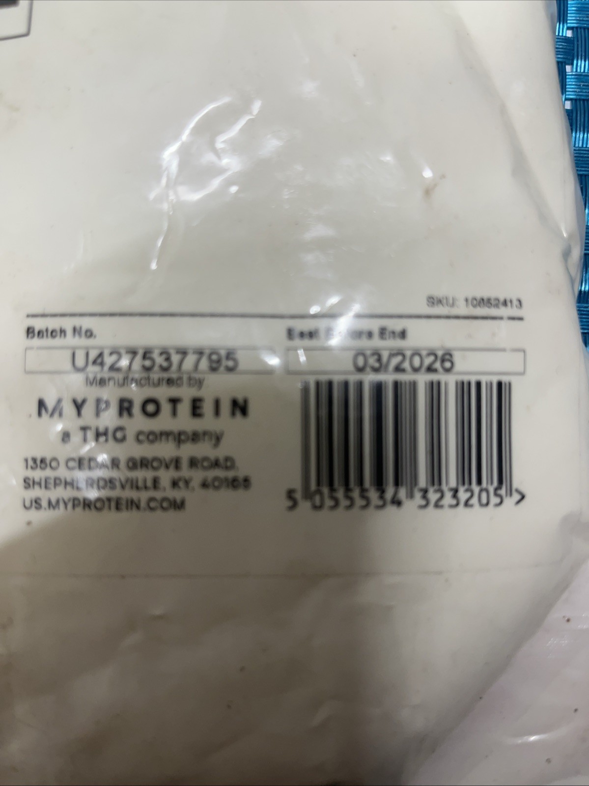 Myprotein Impact Creatine Monohydrate Powder .55lb 50Servings Pure Unflavored