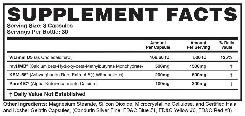 Magnum Hard Muscle Builder Anabolic HMB Formulation 08/26EXP