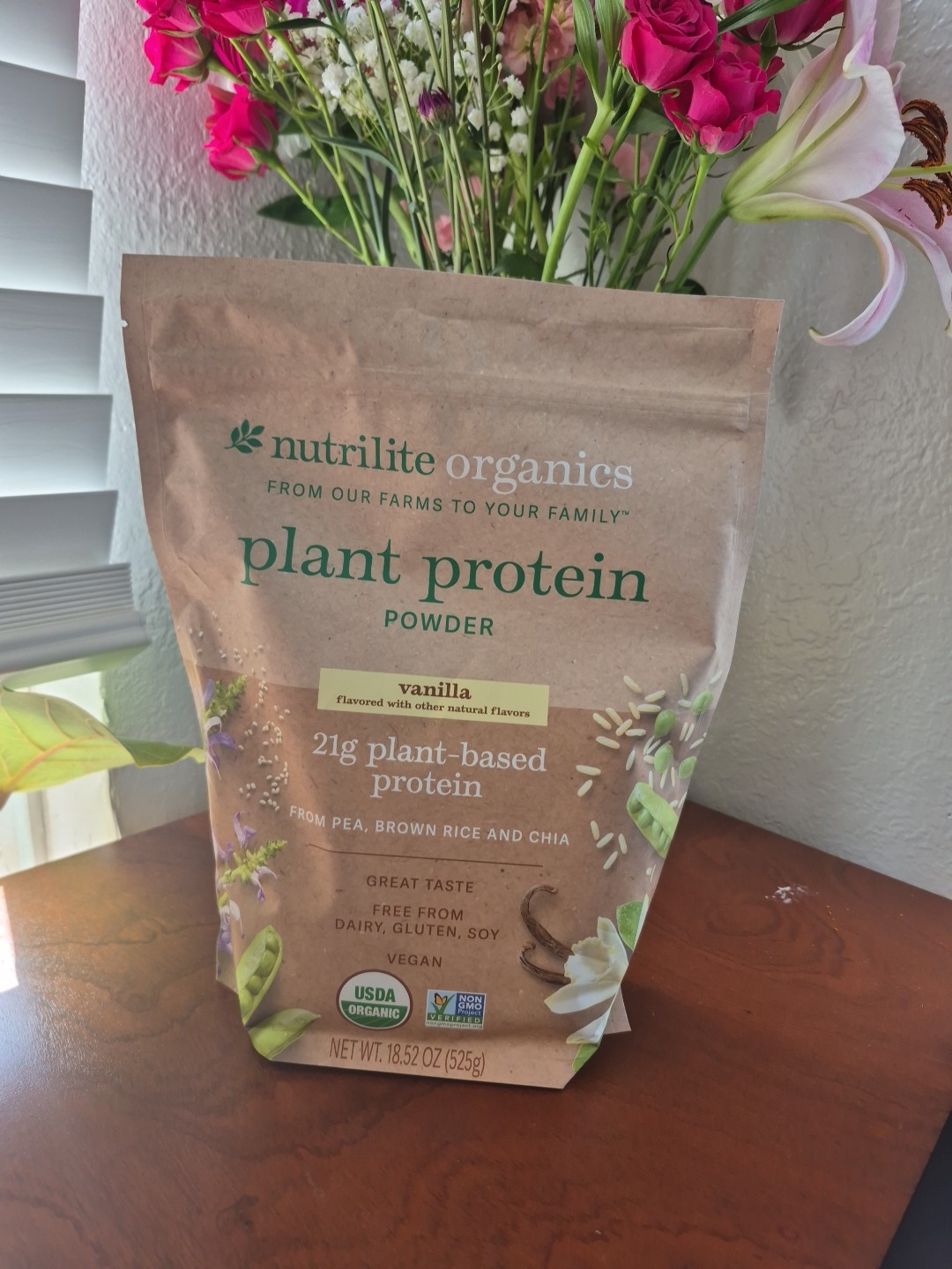 Nutrilite Plant Protein Powder Organic – Vanilla