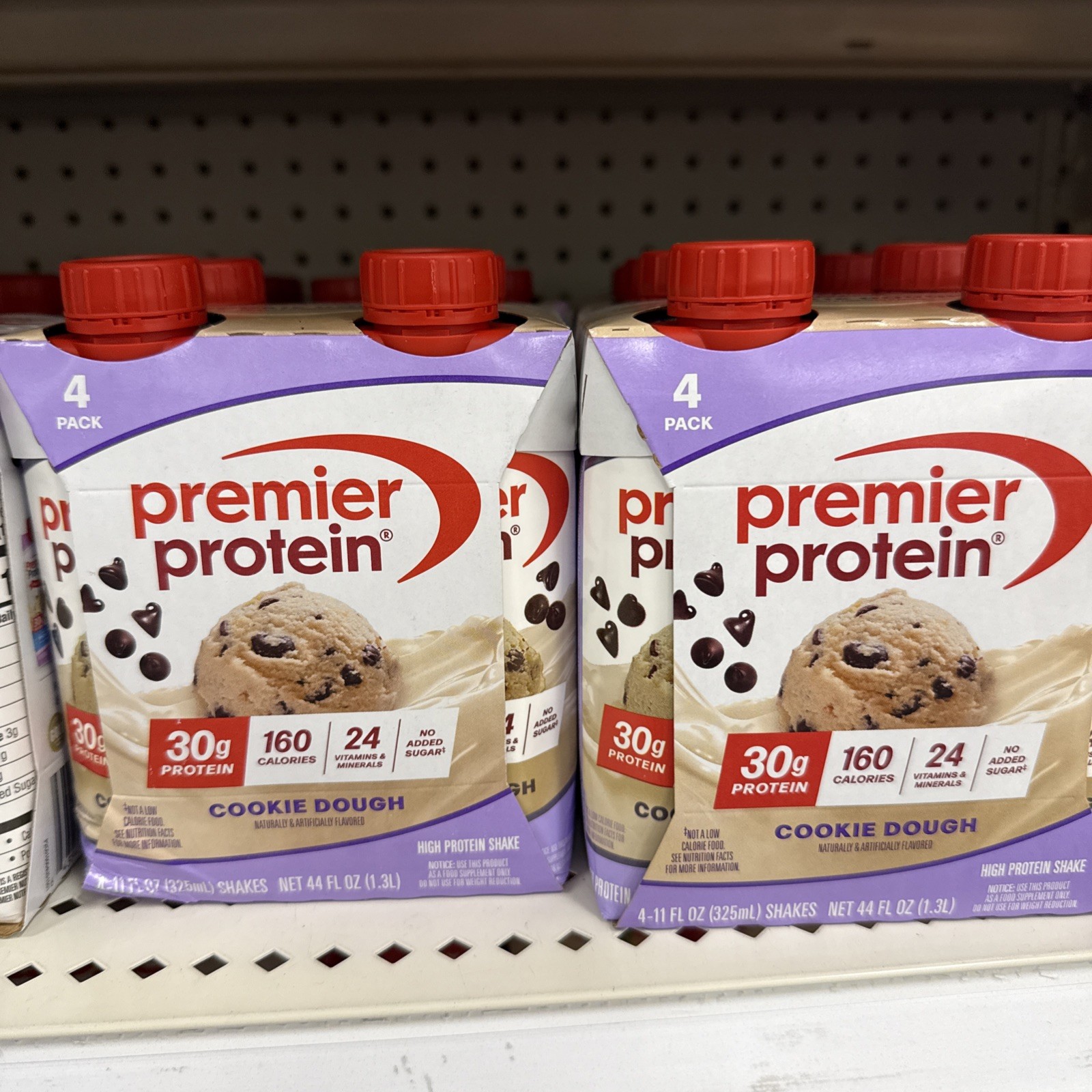 Premier Protein Shake, Cookie Dough, 30g Protein, 11 fl oz, 4 Ct