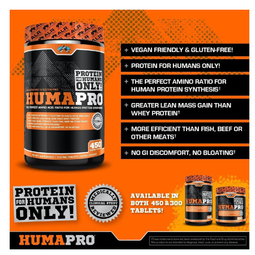 ALR Industries, HumaPro Tablets, 450 Tablets