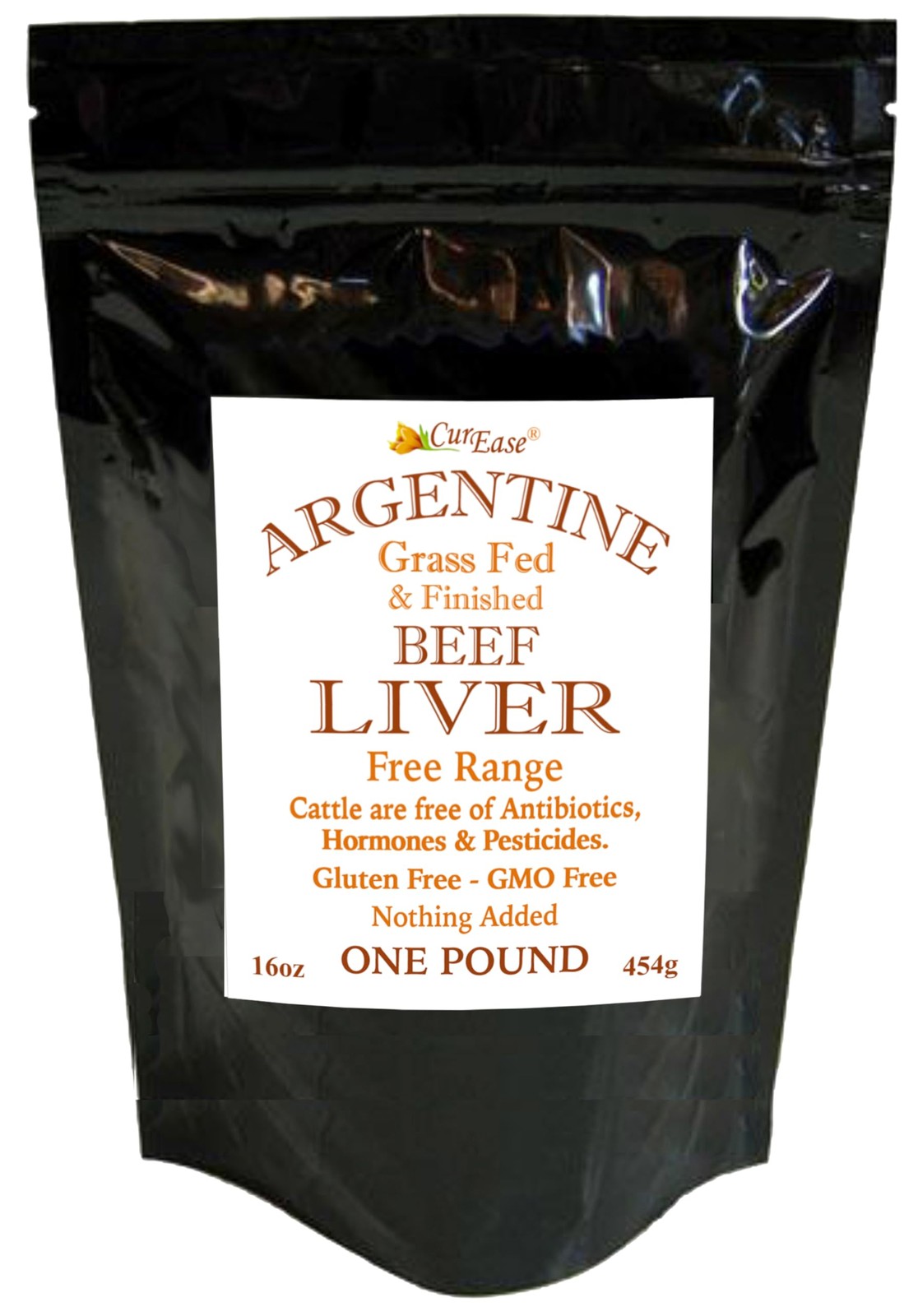 CurEase Argentine Grass Feed Beef Liver Powder Undefatted Desiccated dried