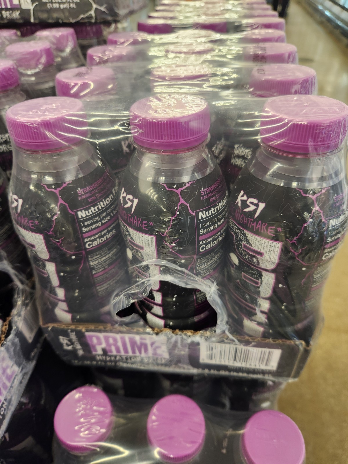 NEW PRIME KSI THE NIGHTMARE LIMITED EDITION STRAWBERRY Full Case Of 12 SEALED