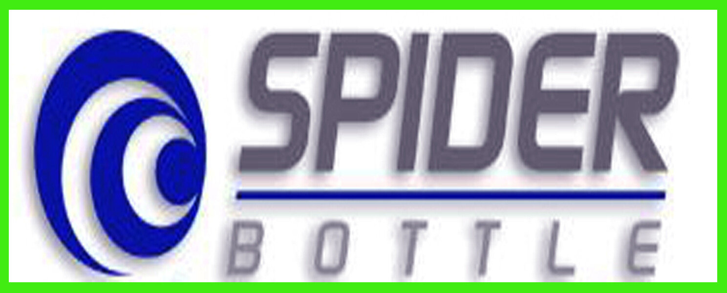 Spider BiG Fat Maxi Shaker Bottle Clear/Blue -Scale:25 oz (Cup HOLD: 30 oz)