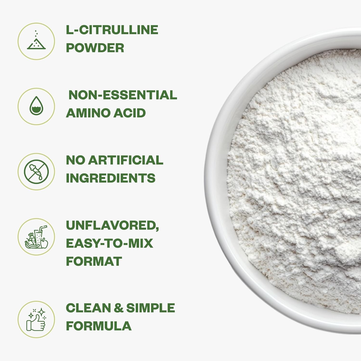 Purisure L-Citrulline Malate 2:1 Powder 250g 83 Servings Pre-Workout Pump