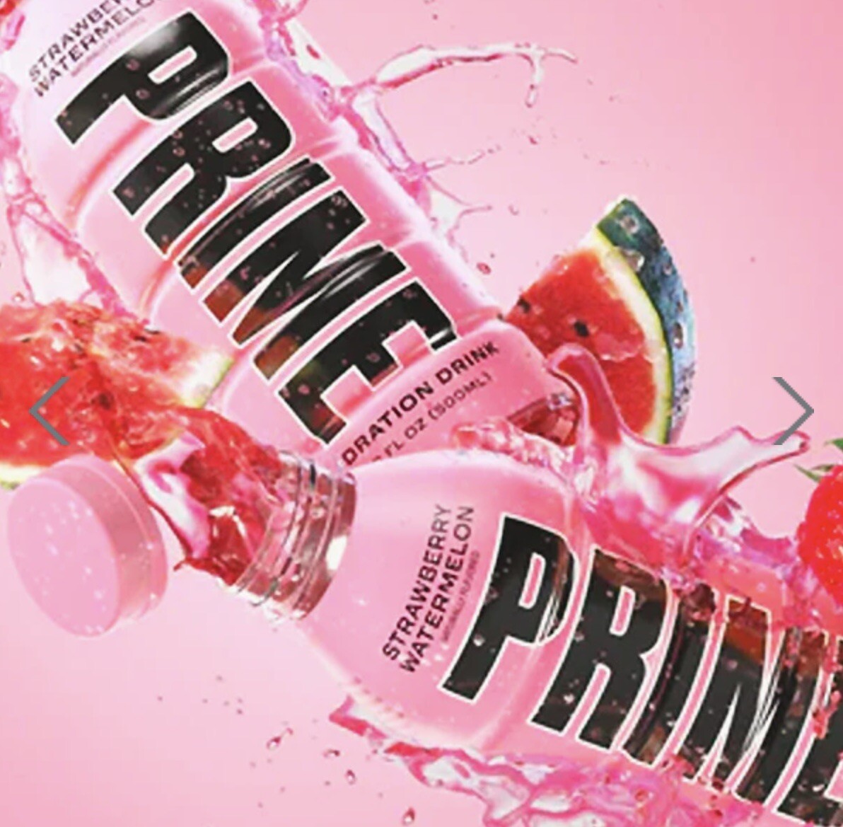 12 Pack PRIME Hydration Drink Strawberry Watermelon Logan Paul KSI