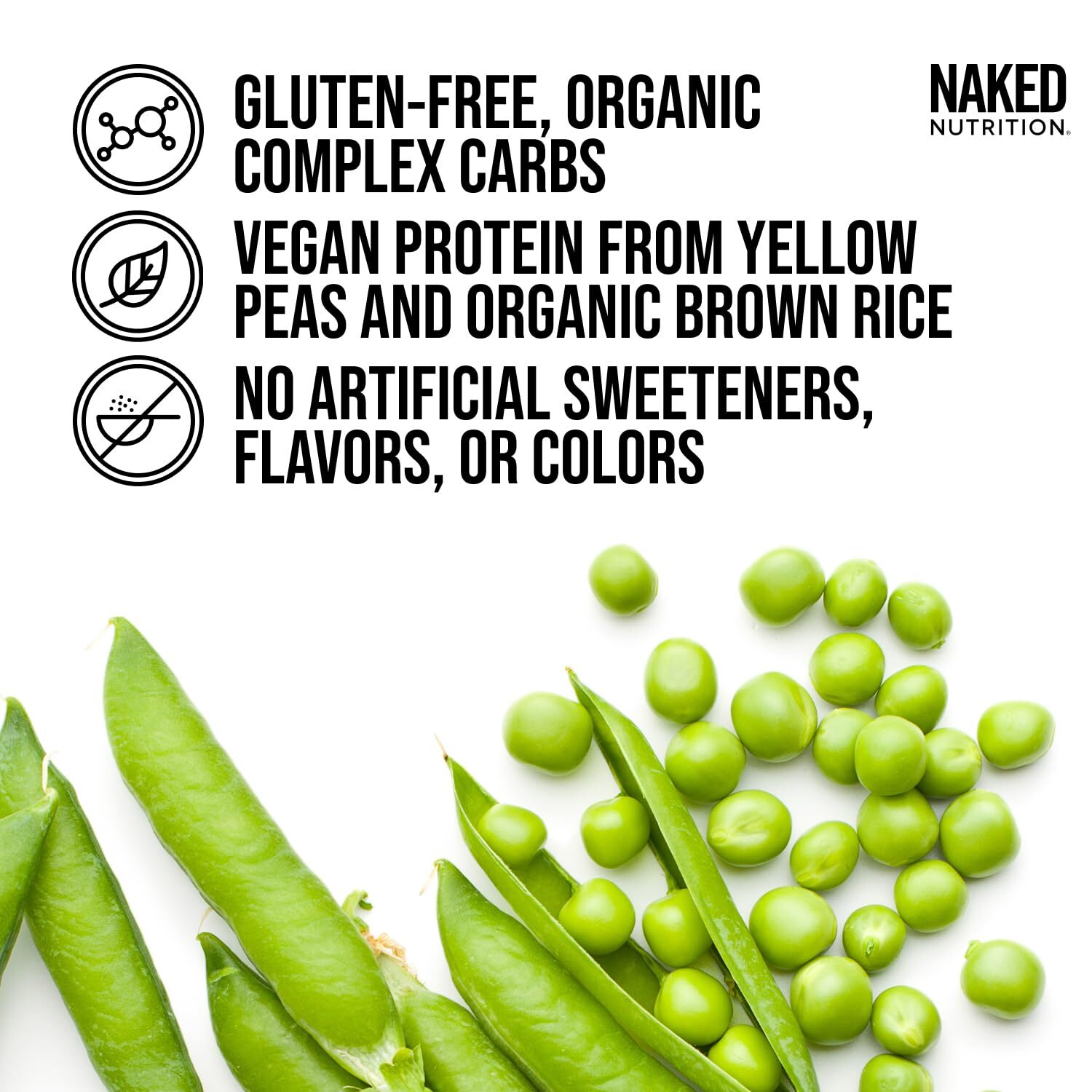 Natural Vegan Weight Gainer Protein GMO Free, Gluten Free, Soy Free & Dairy Free