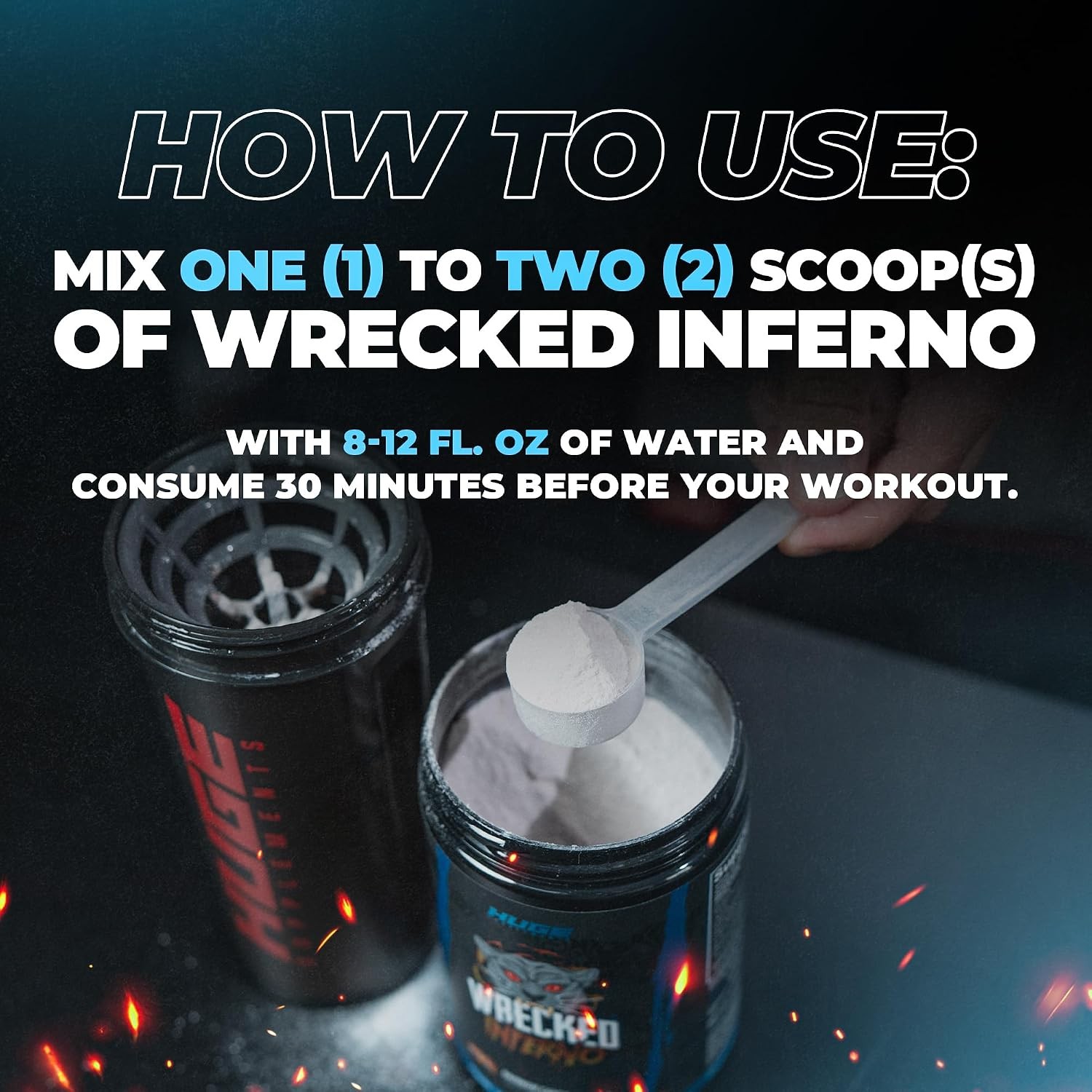 Thermogenic Pre Workout Rainbow Candy Flavor Increase Energy & Boost Workout