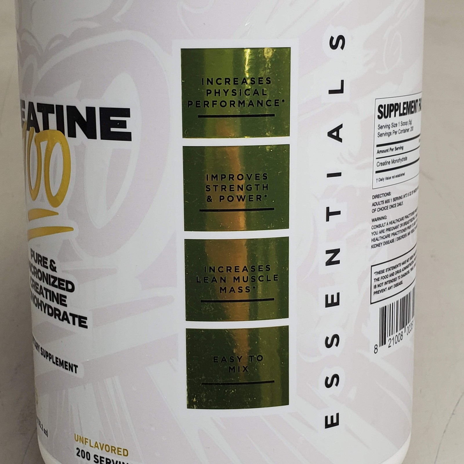 MAGNUM Creatine 100 Pure & Micronized Monohydrate 200 Serv 35.2 oz BB 04/27
