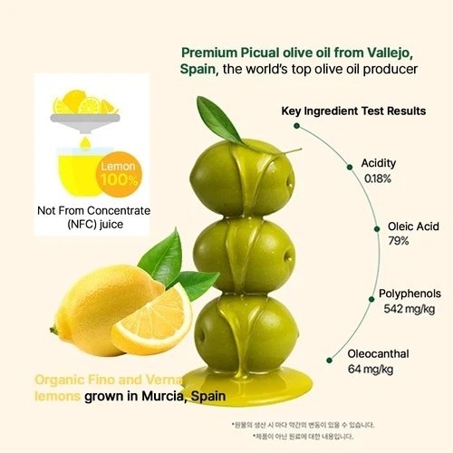 Organic Olive Oil & Lemon Juice Dual Shot 50:50 Cold-Pressed 10 Sticks Portable
