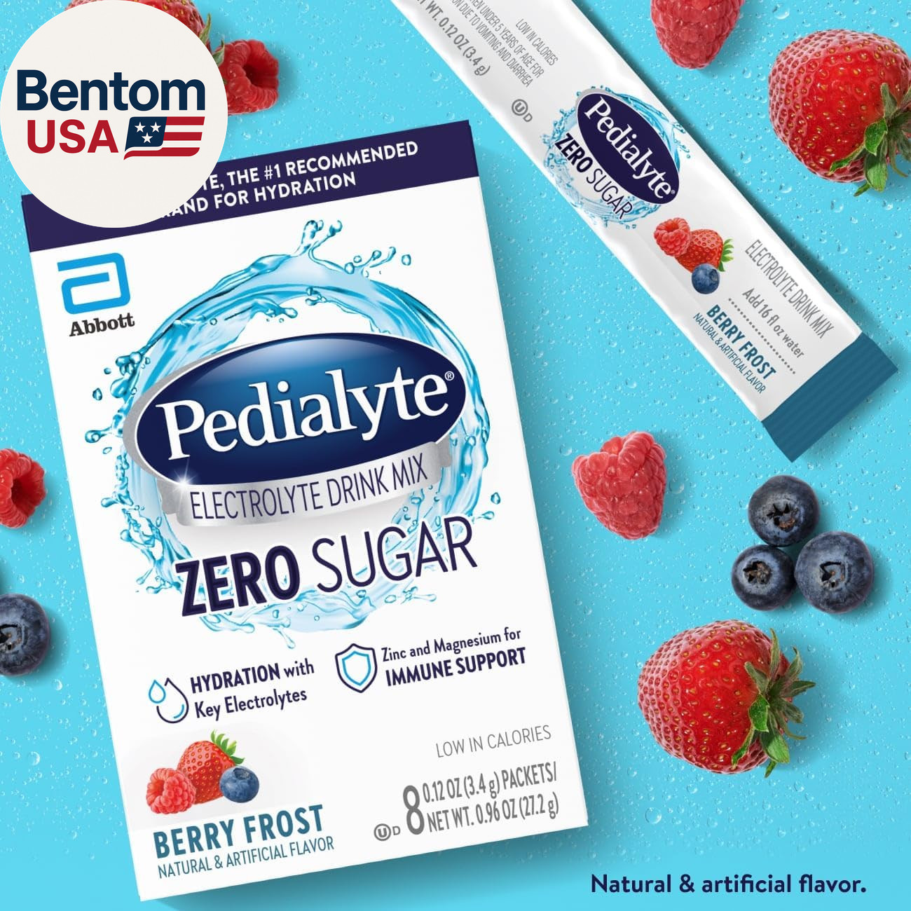Electrolyte Drink Mix with Zero Sugar | Hydration with Key Electrolytes | Great