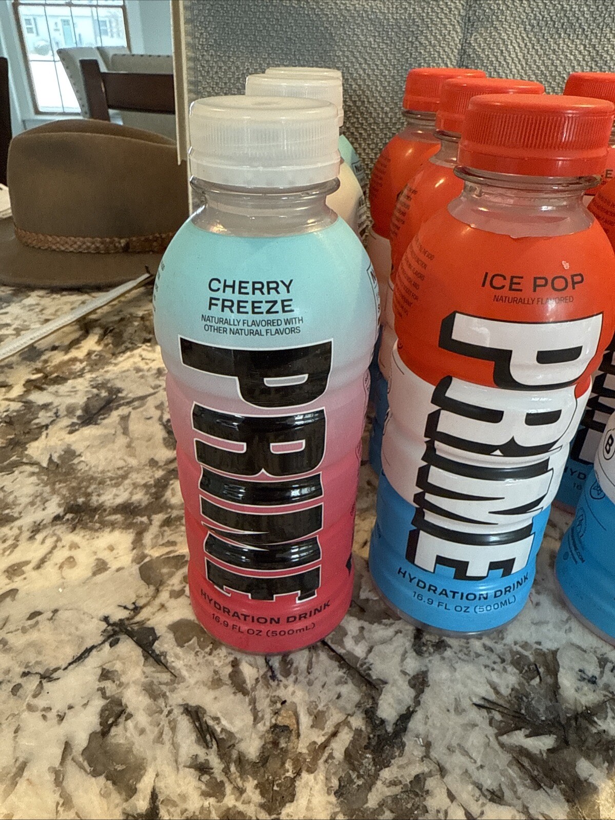 12 PRIME HYDRATION DRINK – 6 ” ICE POP 4 Cherry Freeze 2 Strawberry Watermel”