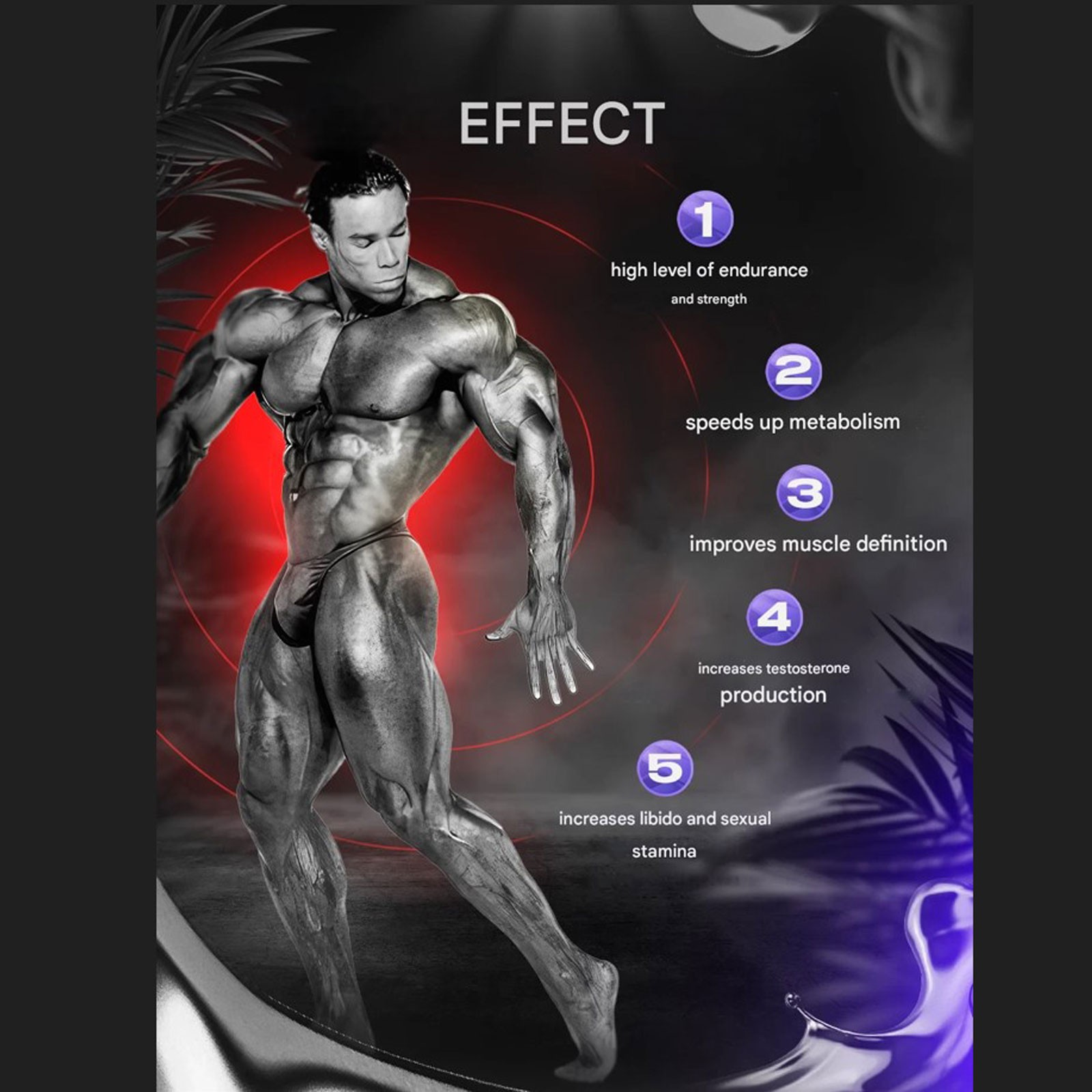 LEVROLEGENDARY TEST CREATINE 255g – Muscle Strength Testo Booster Tribulus & DAA
