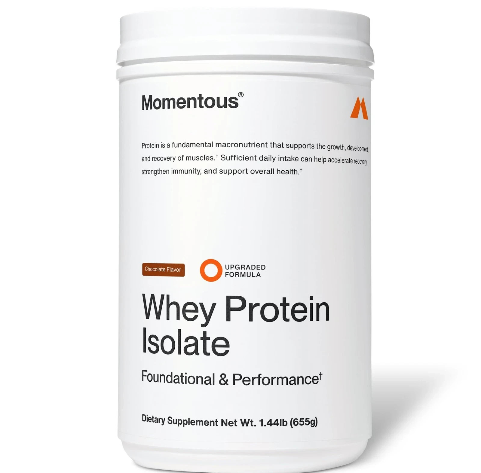 Momentous Essential Grass-Fed Whey Protein Powder – 20 g Whey Isolate Protein…