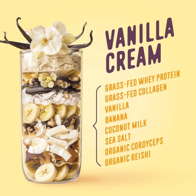 Protein Powder – Vanilla – 10 Serv (430g): High Protein, Gluten-Free