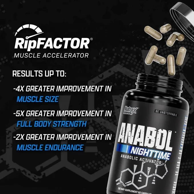 Anabol Nighttime Muscle Builder & Sleep Aid Anabolic Activator and Building