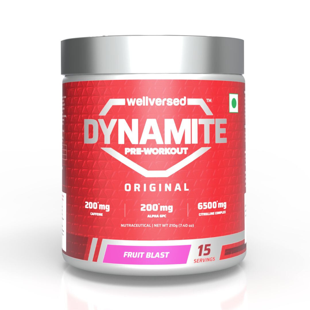Dynamite pre workout (210g , 15 serving) fruit blast
