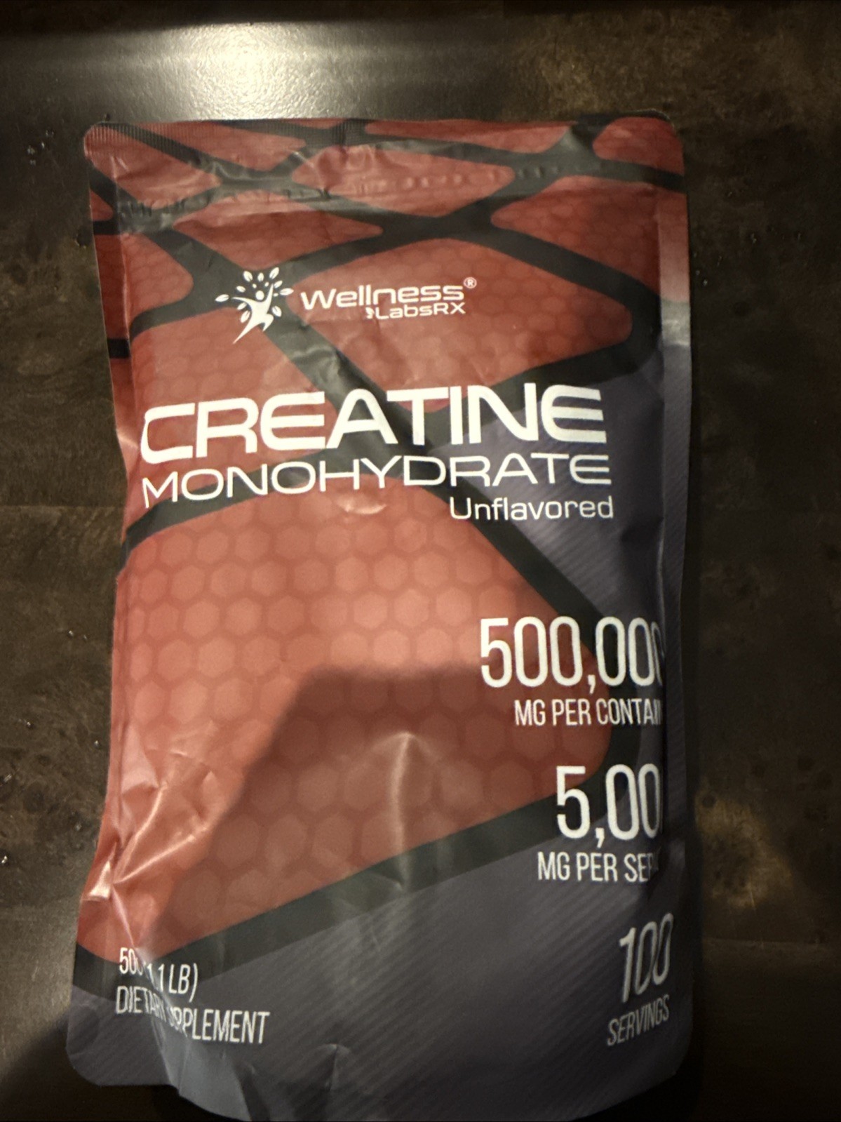 Creatine Monohydrate Powder 100 Servings Unflavored EXP 10/27 NEW