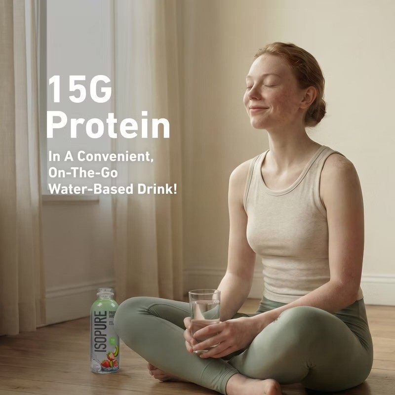 Ready to Drink Strawberry Kiwi 15g Clear Protein Water with Electrolytes –