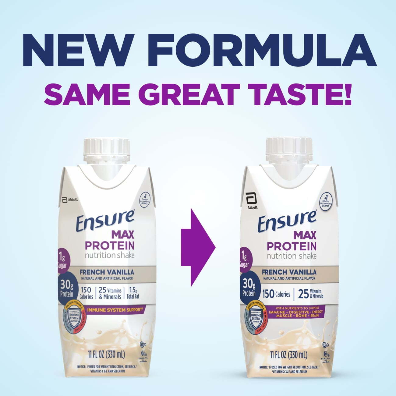 Max Protein Nutrition Shake French Vanilla 11 Fl Oz 12 Count 30 Grams of Protein