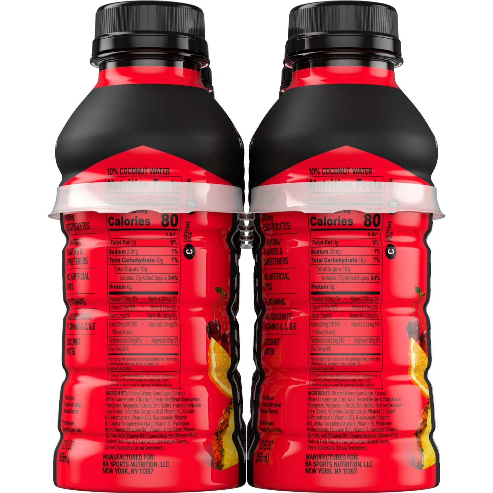 BODYARMOR sports Drink Fruit punch 12 fl oz Bbottles Hydration 8 Pack…