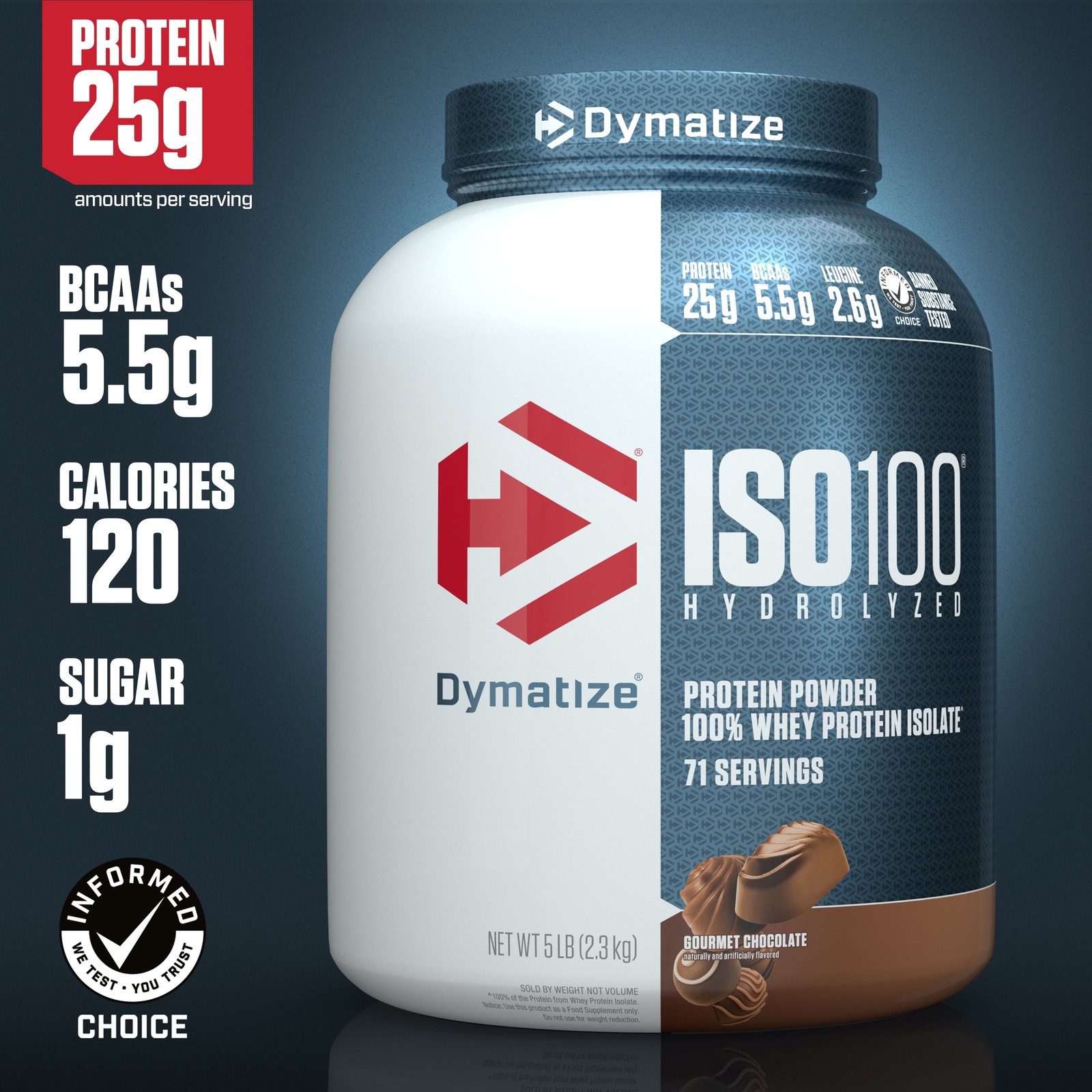 Dymatize ISO100 Hydrolyzed Whey Isolate Protein Powder, Fruity Pebbles