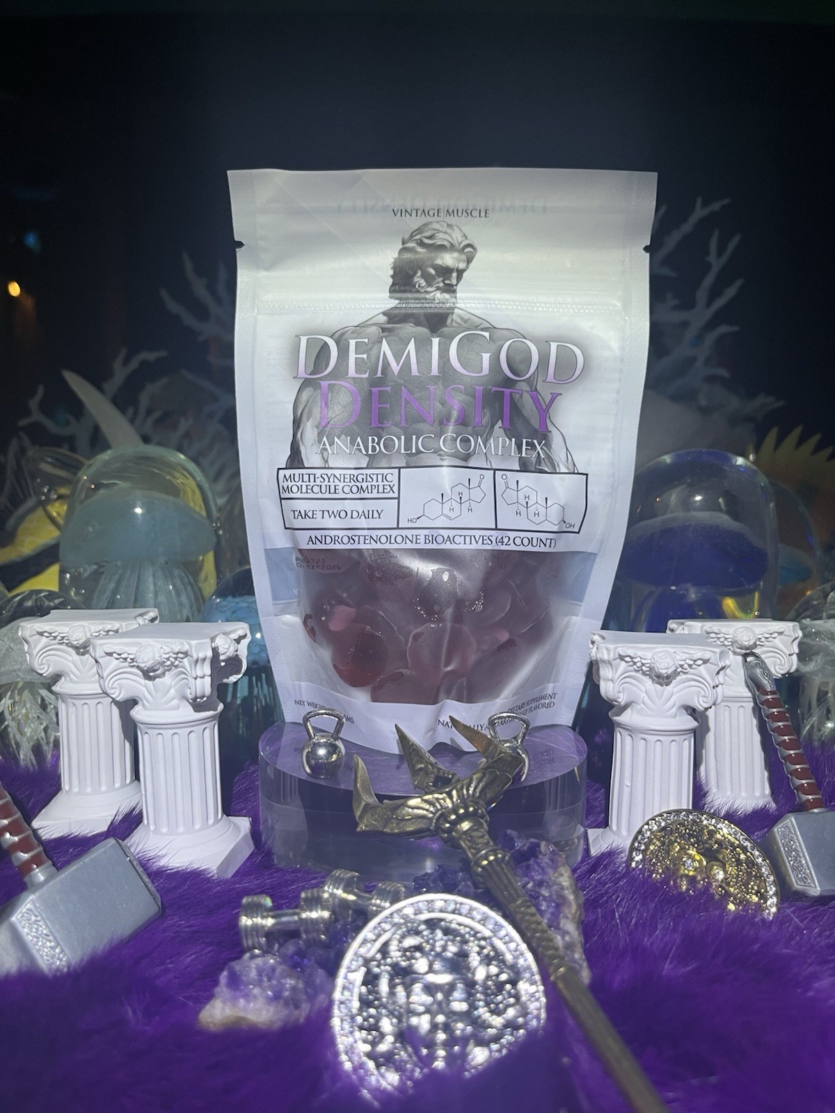 Demi God Density R,1,4,5 & DHEA 2 Step Pre Cursors Gummies By Vintage Muscle💪🍬