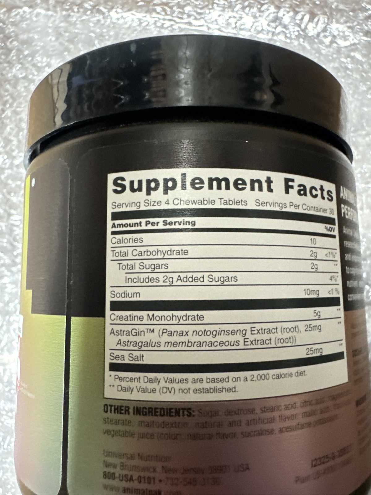 Universal Nutrition ANIMAL Creatine 120 Smarties Chews