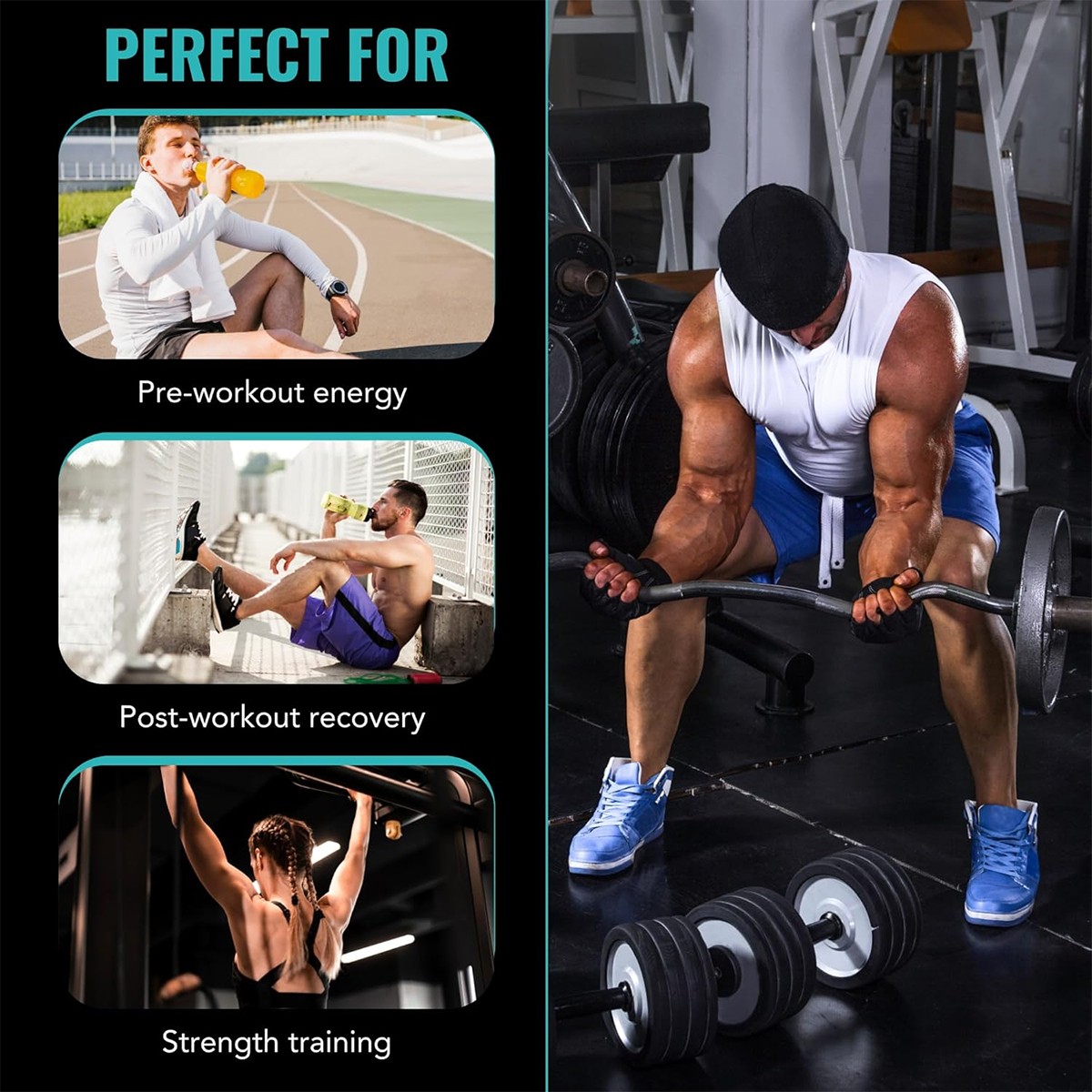 Pure Creatine Monohydrate 2.2lbs – Powder Micronized 200 Servings 5g Per Serving