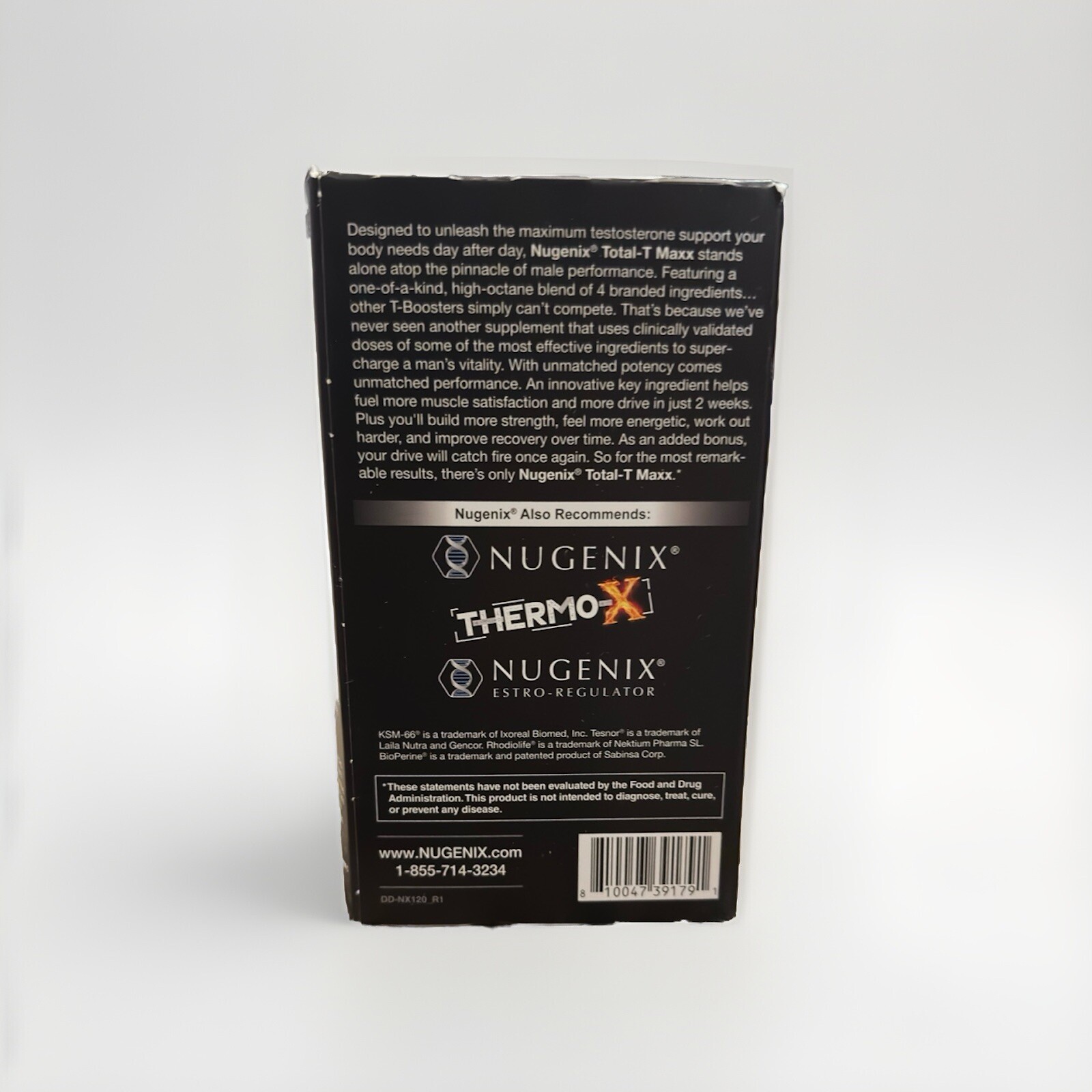 Nugenix Total-T Maxx – 120 Capsules – EXP 12/26 (Retails Price $169.99!)