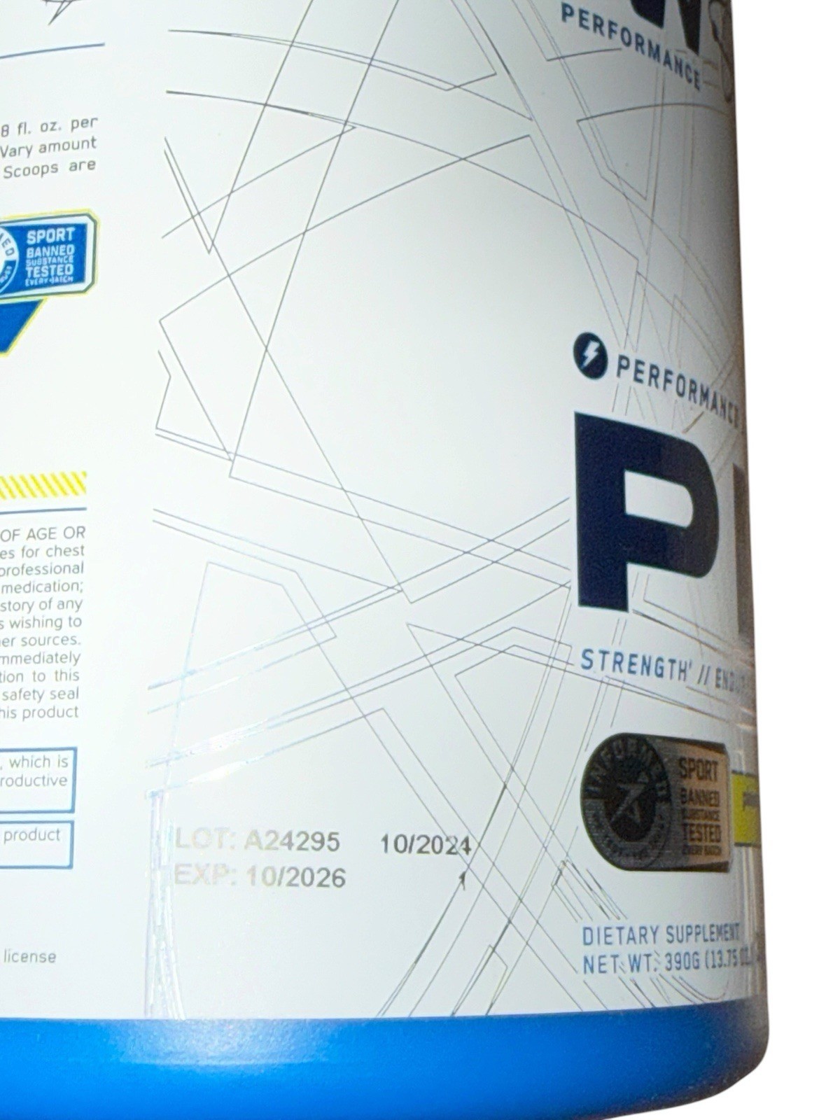 AN Performance Chiquita Pineapple Strawberry Pre Workout 30 Servings EXP10/26