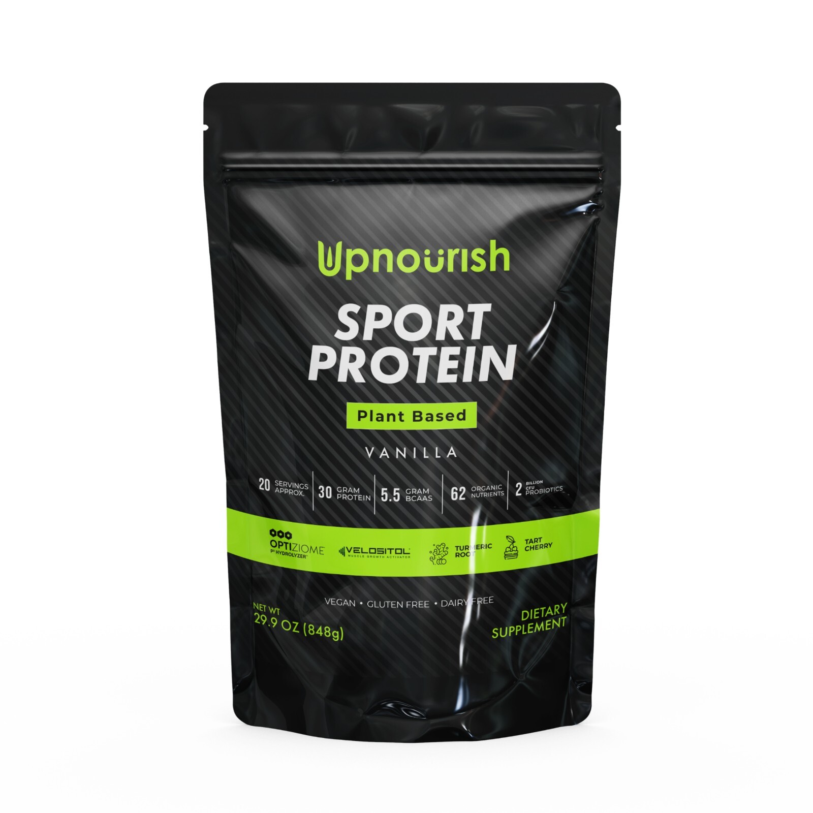 Plant-based Vegan Sport Protein Powder for Workout Recovery Muscle Growth 30g