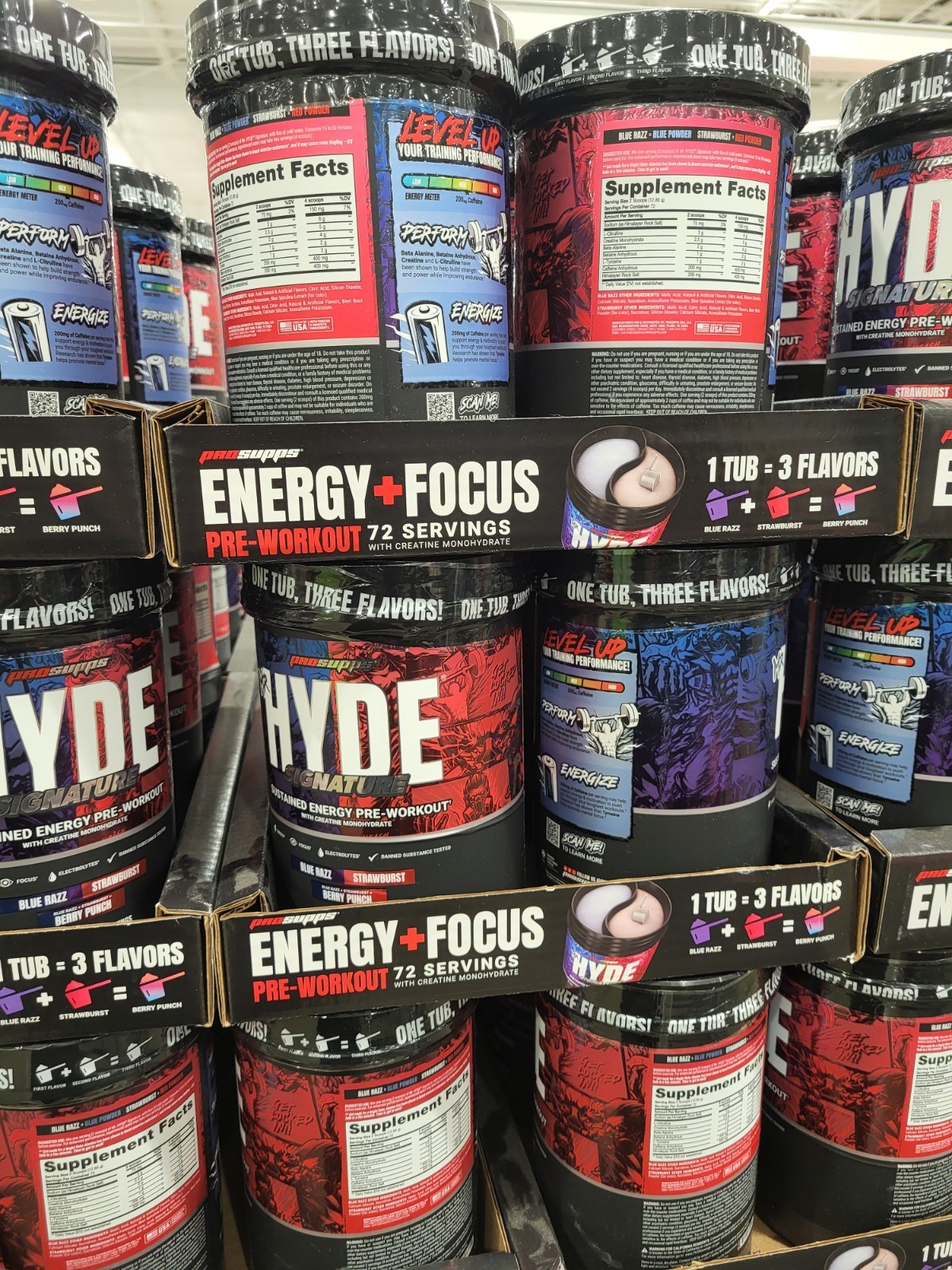 Mr. Hyde Signature Pre-Workout Multi-flavor with Creatine 72 Servings EXP 10/202