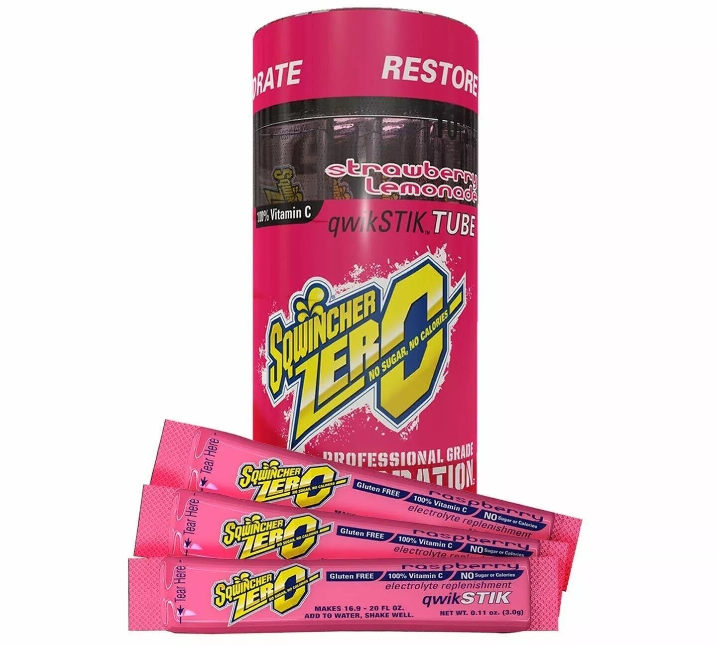 Sqwincher ZERO Sugar Free Electrolyte Powder Beverage MIXED Qwik Stik 30 Packets