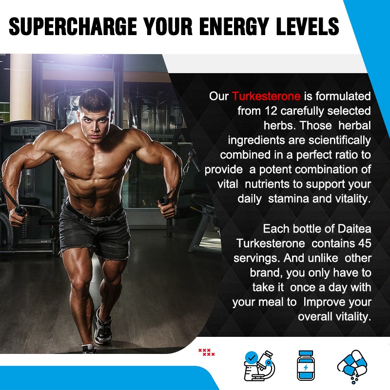 5 X Turkesterone 98% Ecdysterone- Supports Energy And Performance, Muscle Health