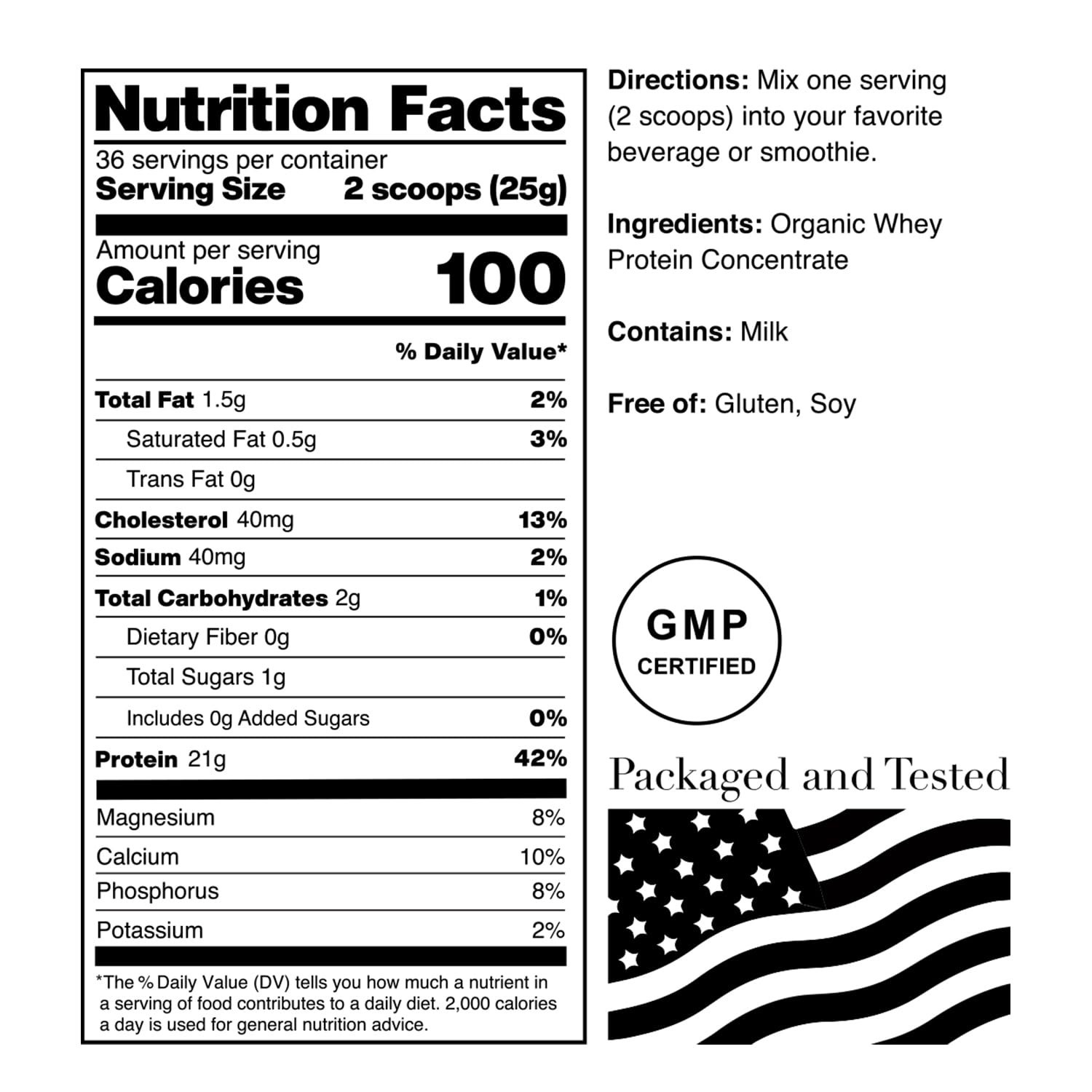 NorCal Organic – Classic Whey Protein – 100% Grass-Fed and Grass-Finished – U…