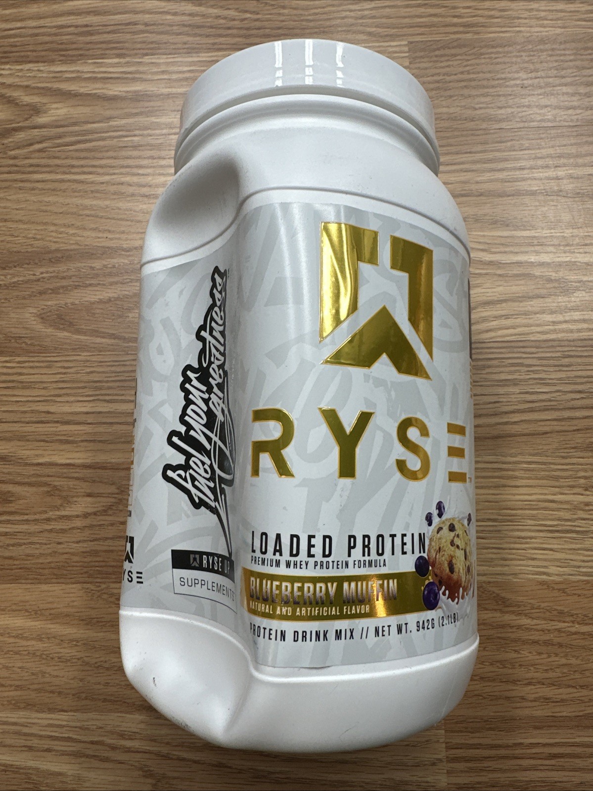 Ryse Loaded Protein, Whey Protein Powder Blueberry Muffin 2.1 lb 942kg 2/28