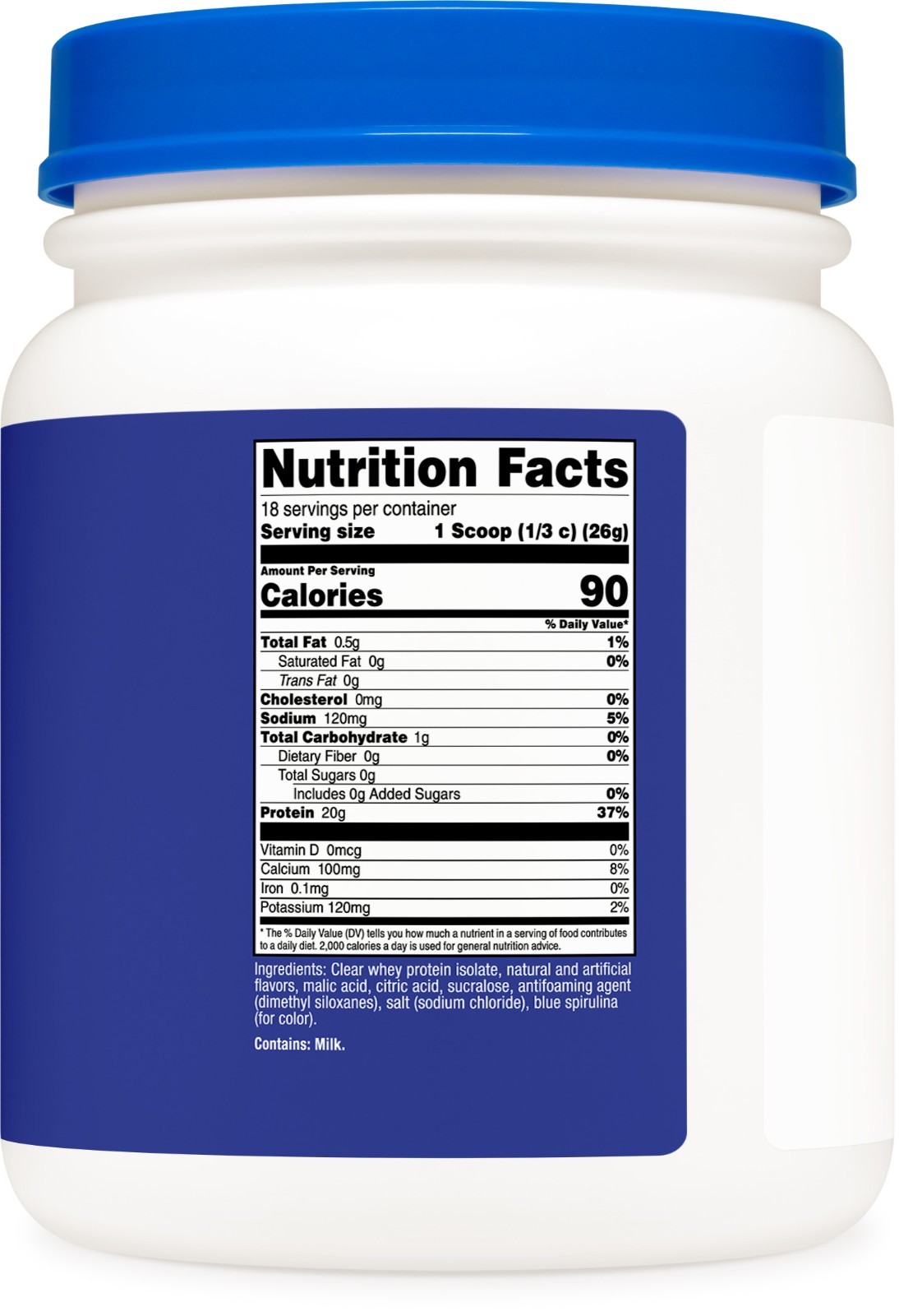 Nutricost Clear Whey Protein Isolate Powder (Berry Blast) 1 LB – 20g of Protein