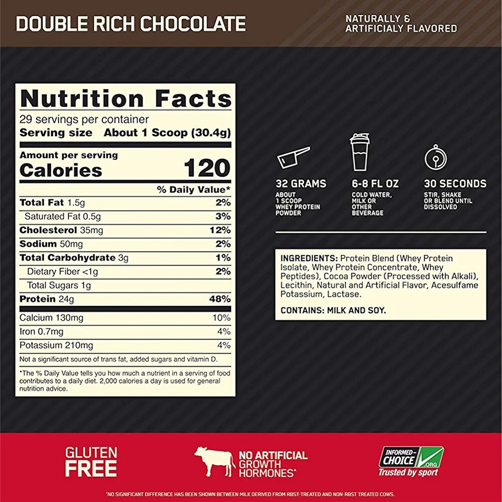 Optimum Nutrition Gold Standard 100% Whey Protein 2.27kg *All Flavors* ✅