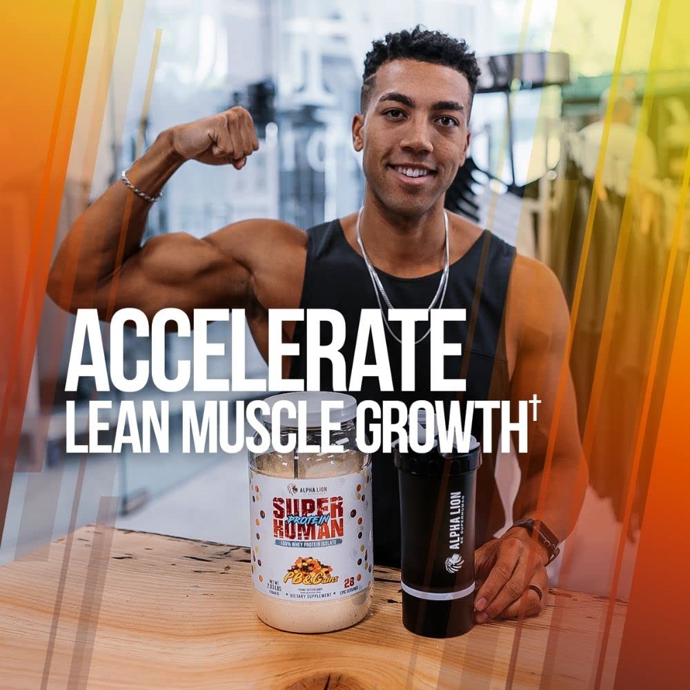ALPHA LION Superhuman Whey Protein Powder, Great Tasting Pure Whey Protein Is…