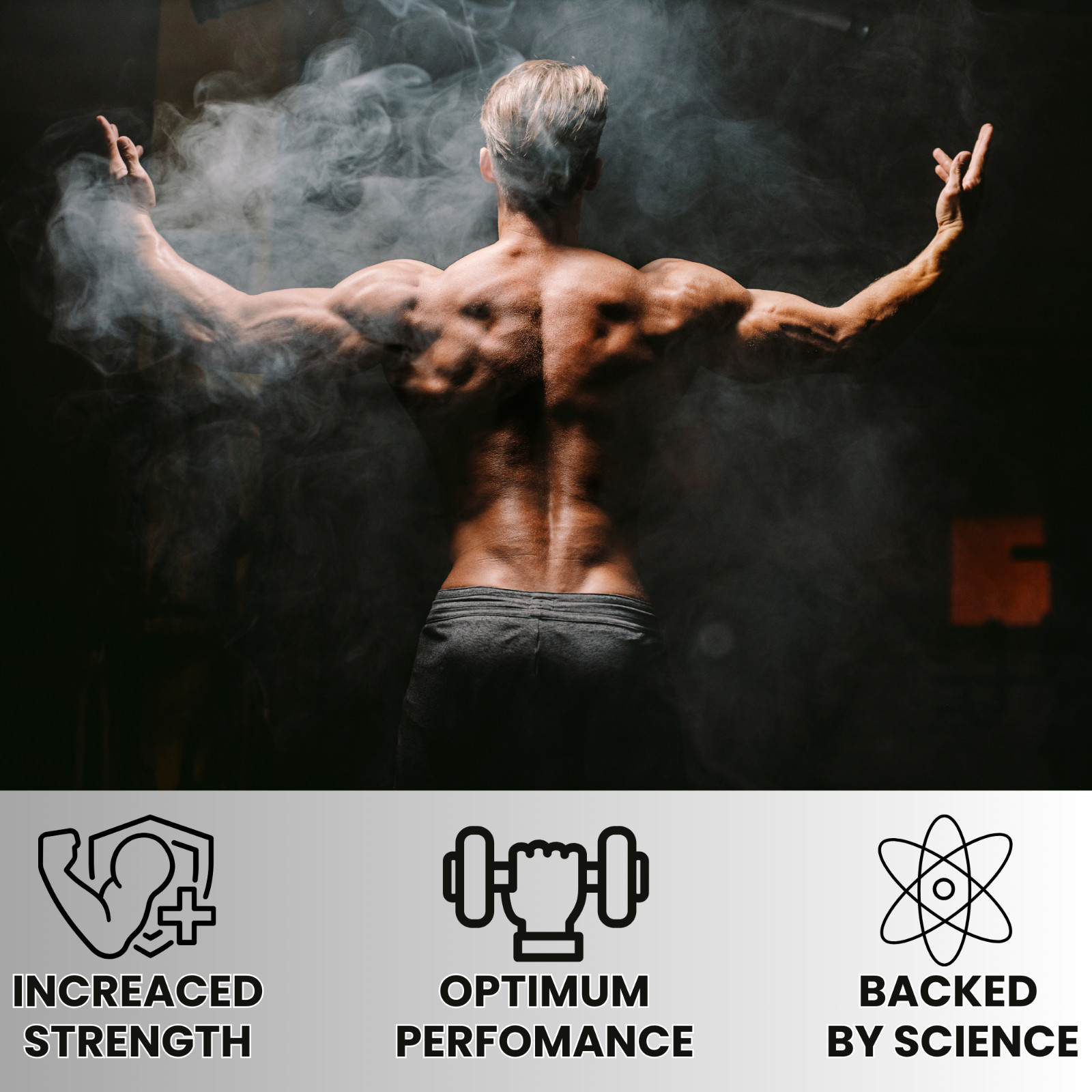 Men Rock Hard Timing Strength 60 Pills, Stamina, Muscle Recovery, Male + FS
