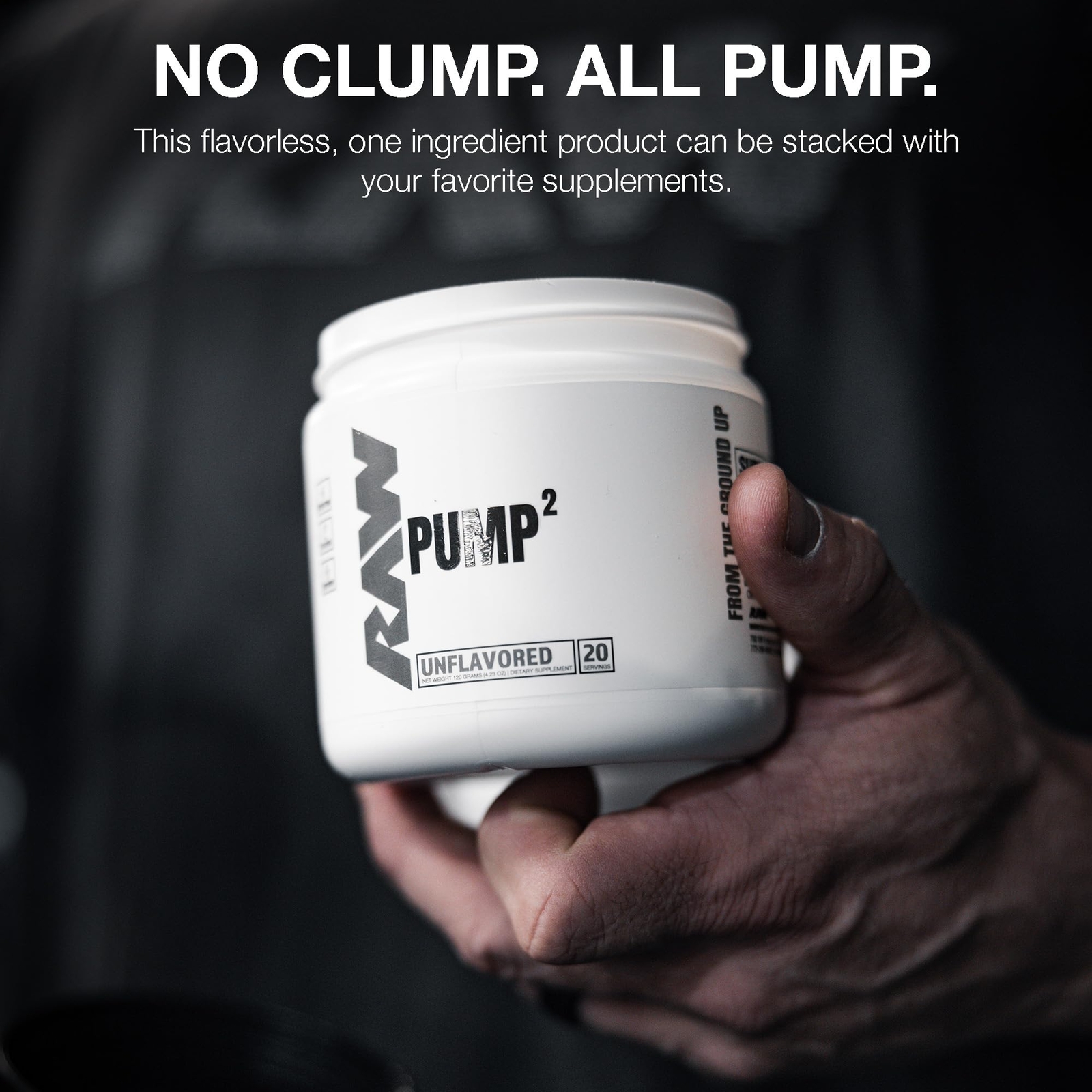 RAW Nutrition Pump2 Glycerol Powder 20 Servings Pre Workout Supplement