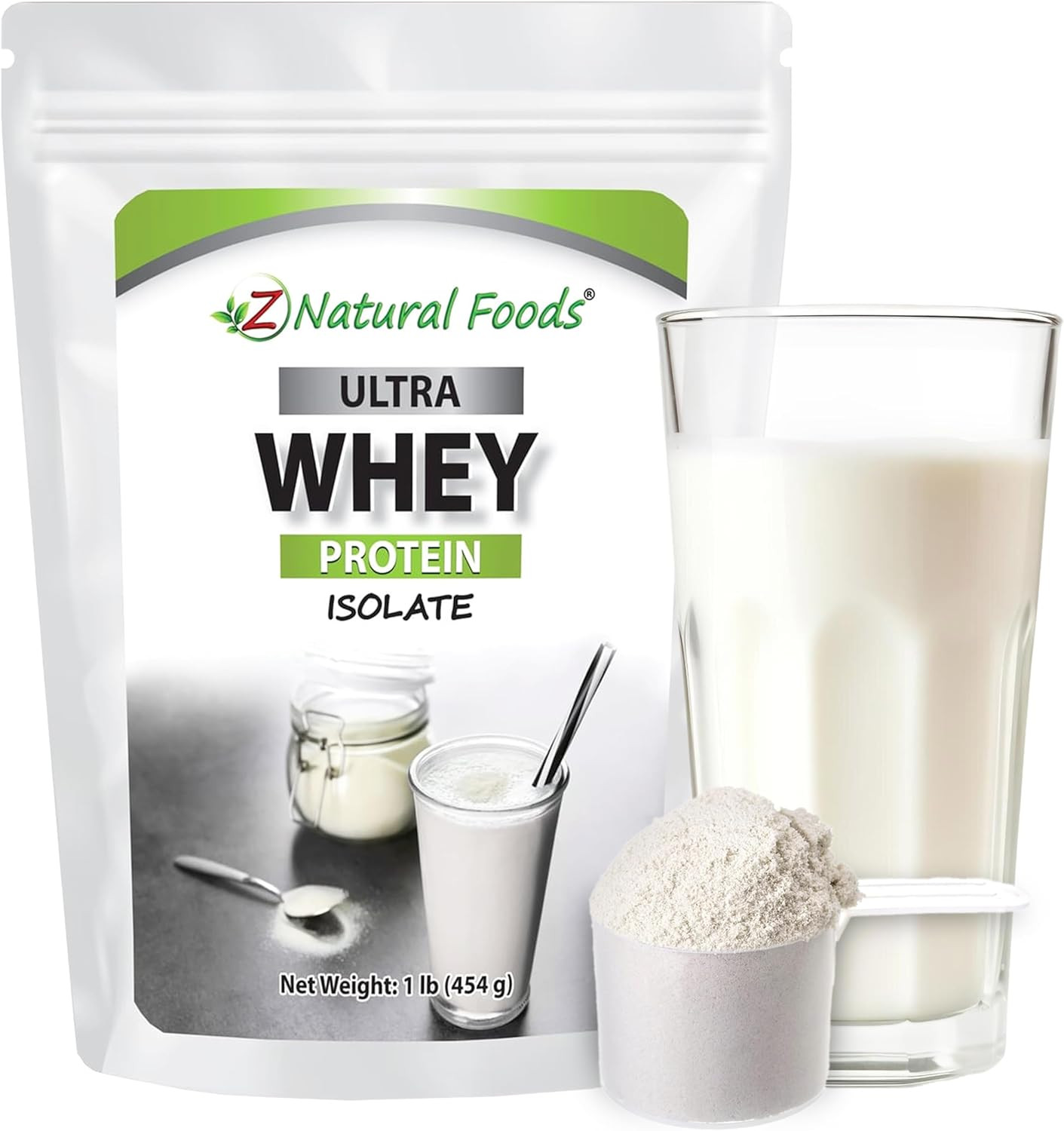 Ultra Whey Protein Isolate Powder – Pure, Unflavored, Unsweetened Whey Protein P