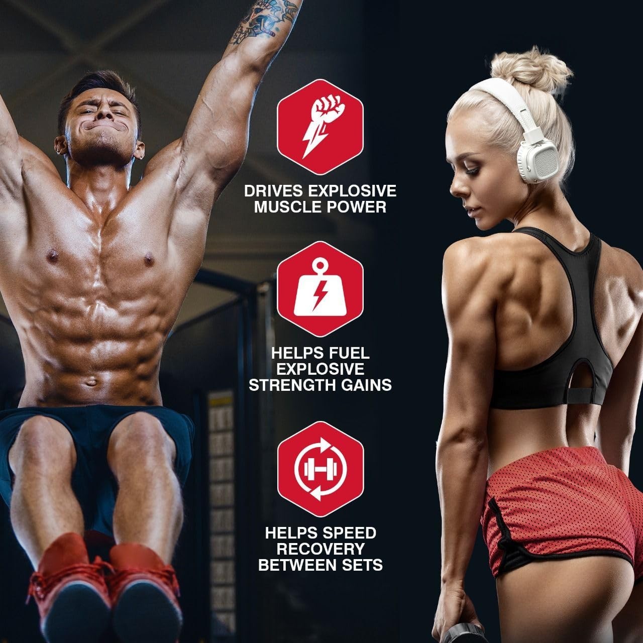 Creatine Monohydrate Powder 5g – 1000g, 200 Servings for Strength & Muscle Gain