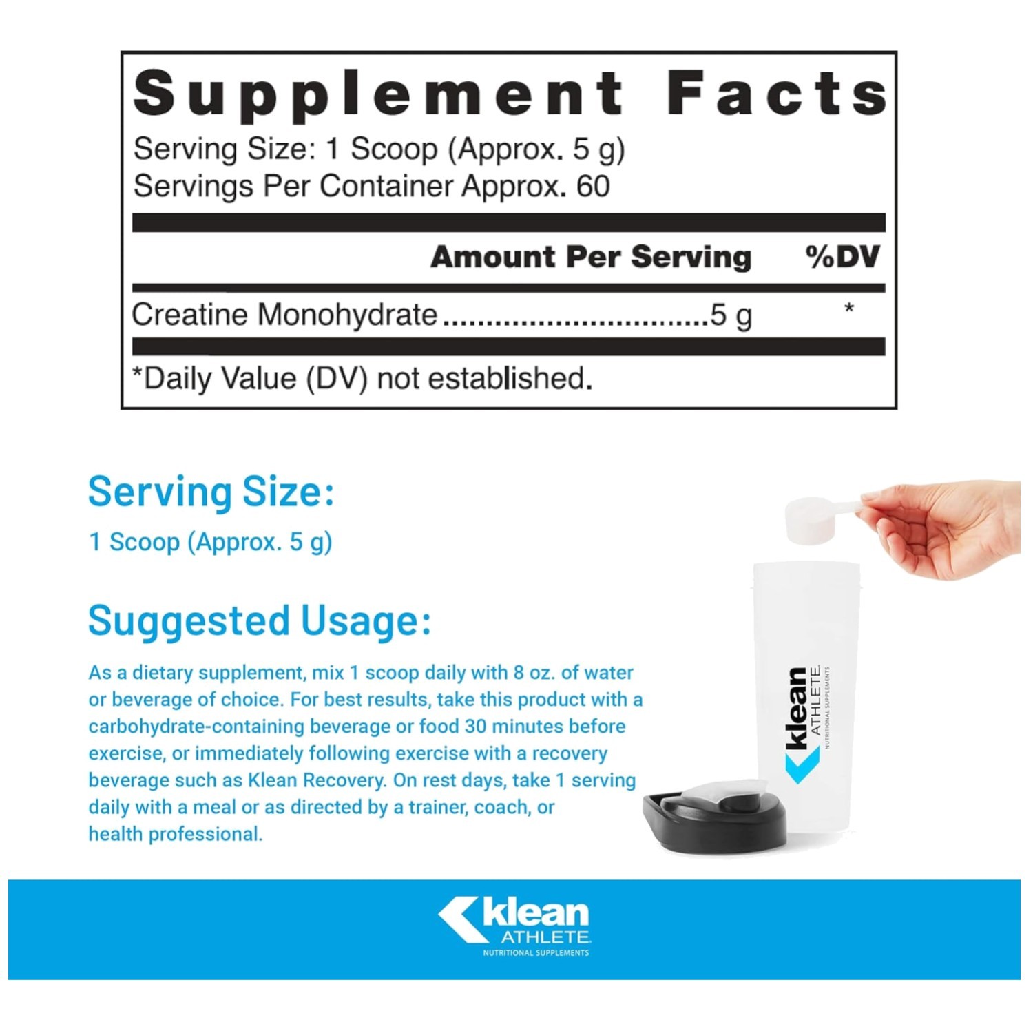 NSF Certified Klean Creatine – High Performance