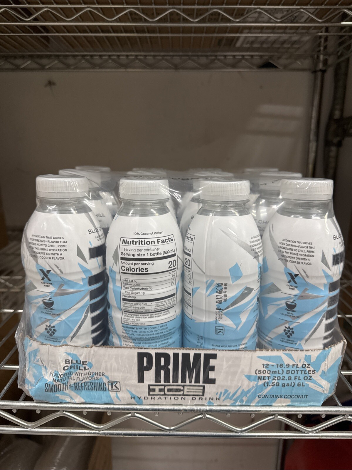 PRIME HYDRATION Drink (16.9oz) Sealed Case – Blue Chill