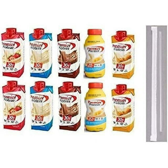 Premier Protein Shakes Drinks – Low Carb High Protein Shakes Variety 10 Pack…