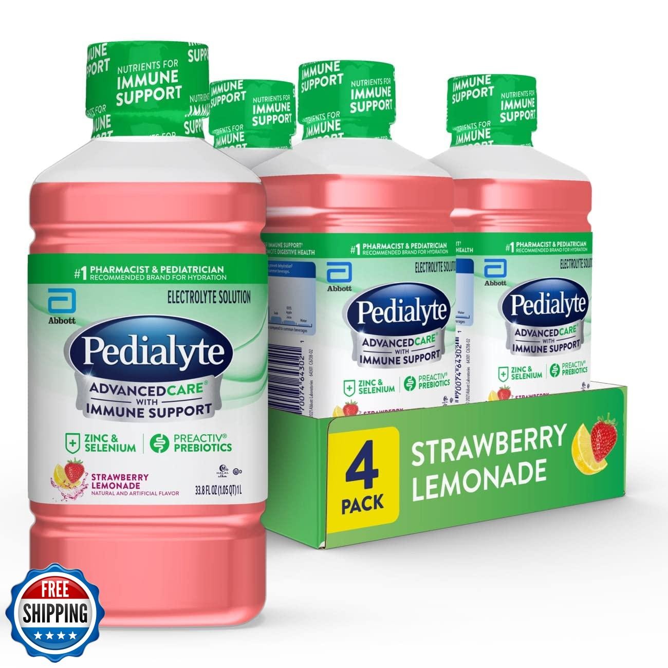 Pedialyte AdvancedCare Electrolyte Solution with PreActiv Prebiotics, Hydrati