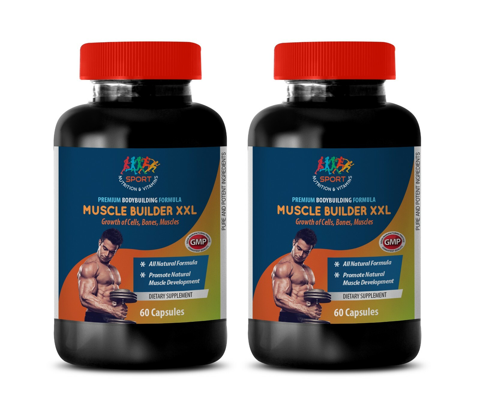Reduce Fat – Muscle Builder XXL – L Arginine – Glutamine – 2B 120Ct