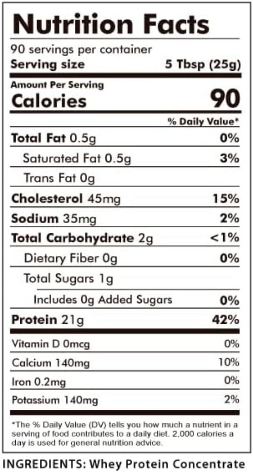 Raw Grass Fed Whey Protein Powder, Unflavored – 1 Ingredient, No Additives or…